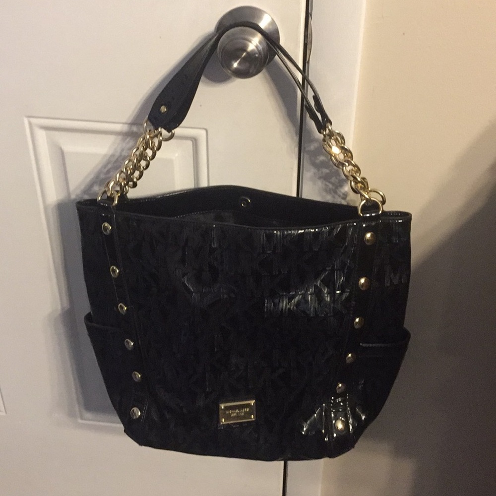 Michael Kors Logo MK print bag